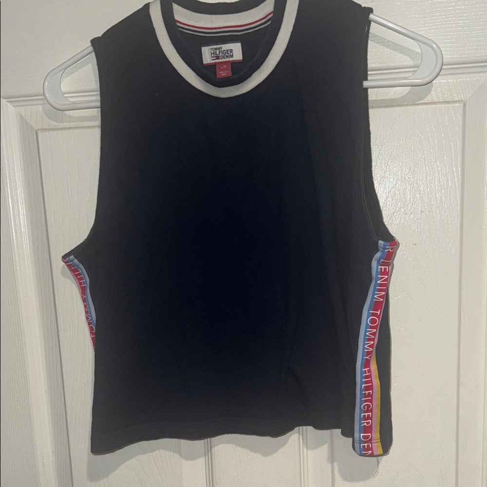 Tommy Hilfiger Tank Top with Logo Tape